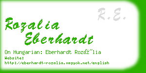 rozalia eberhardt business card